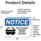 Signmission 3.5 in Height, 5 in Width, Vinyl Decal, Rectangle OS-2PACK-NS-D-35-L-18173 - alternate 2